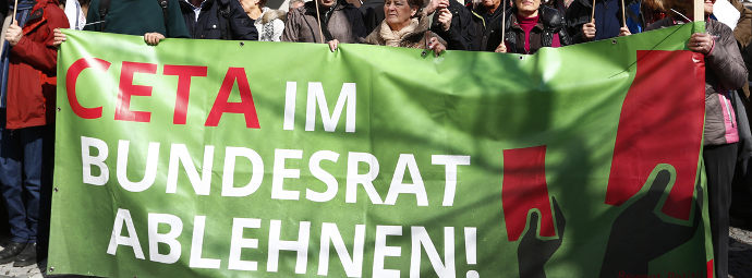 Aktionstag Samstag, 16. Juli: Volksbegehren gegen CETA