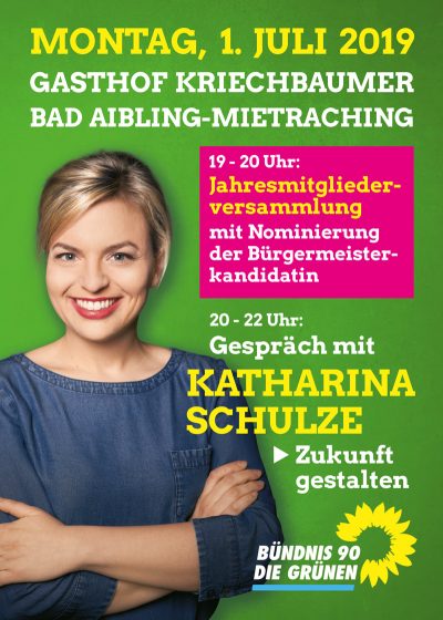 Katharina Schulze an 1., Juli in Bad Aibling