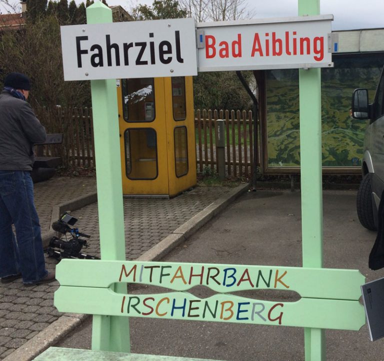 Mitfahrbankerl auch in Bad Aibling