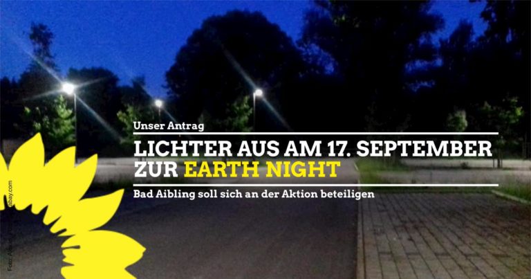 Earth night – Ein Zeichen für die Nacht